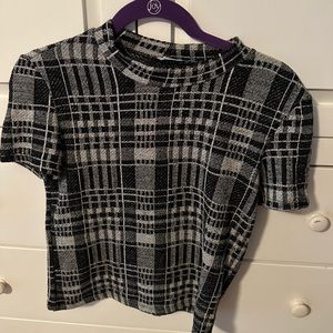 Plaid Zara Top (S)